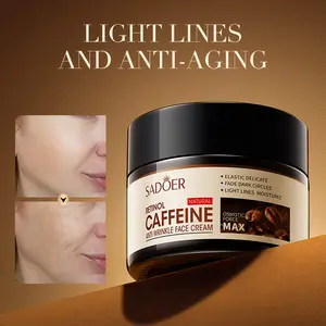 Hydrating Retinol Caffeine Anti-Wrinkle Cream, Retinol Caffeine Face Cream, Anti-Aging Facial Moisturizer Skincare Hyaluronic Acid beef tallow skin get dreamy cream nida korean cream