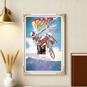 RAD! Movie poster, art print, vintage movie poster, room decor, wall decor, art poster gift, unframed
