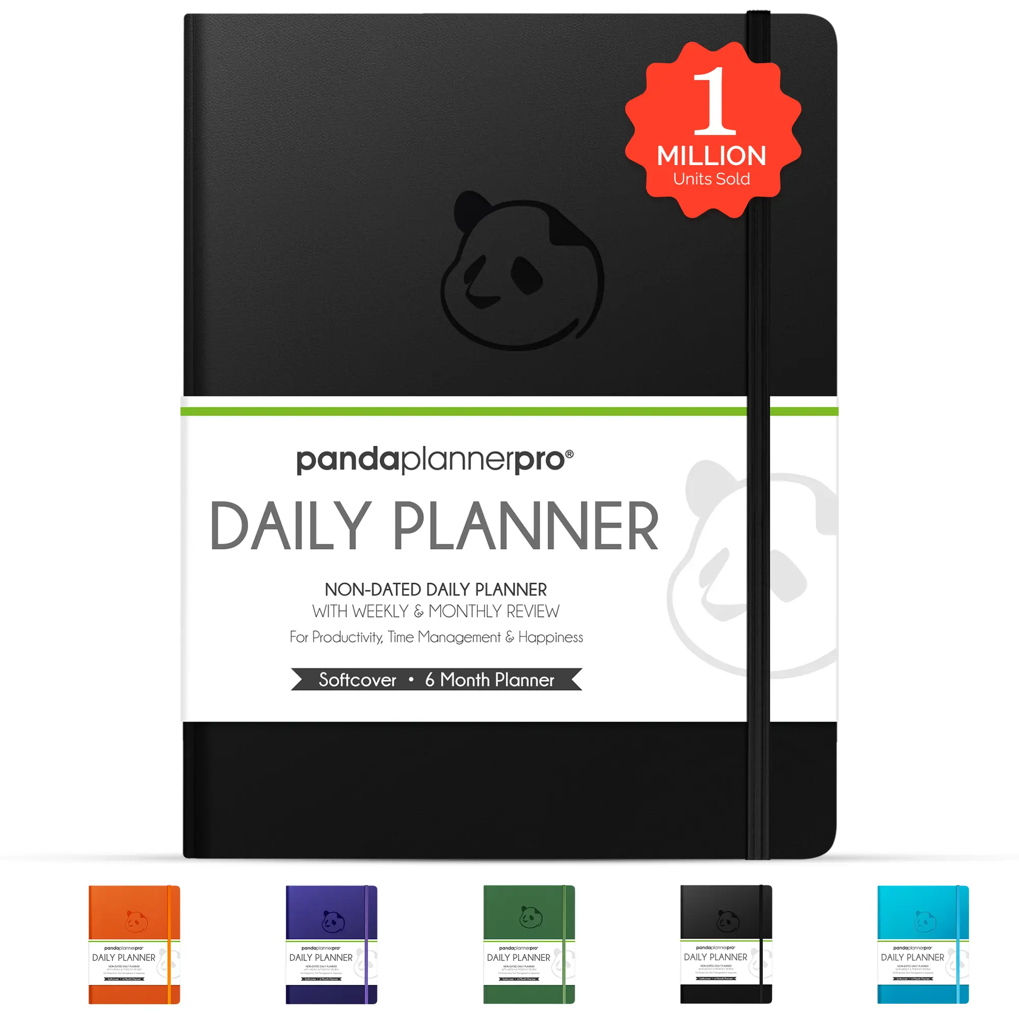 Hit Your Biggest Goals in 6 Months – All-in-One Daily, Weekly & Monthly Success Planner