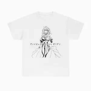 Violet Evergarden Anime Lover T shirt New Model Year round clothing personality Clothes Plus Size Unisex Y2k Short high quality 1II