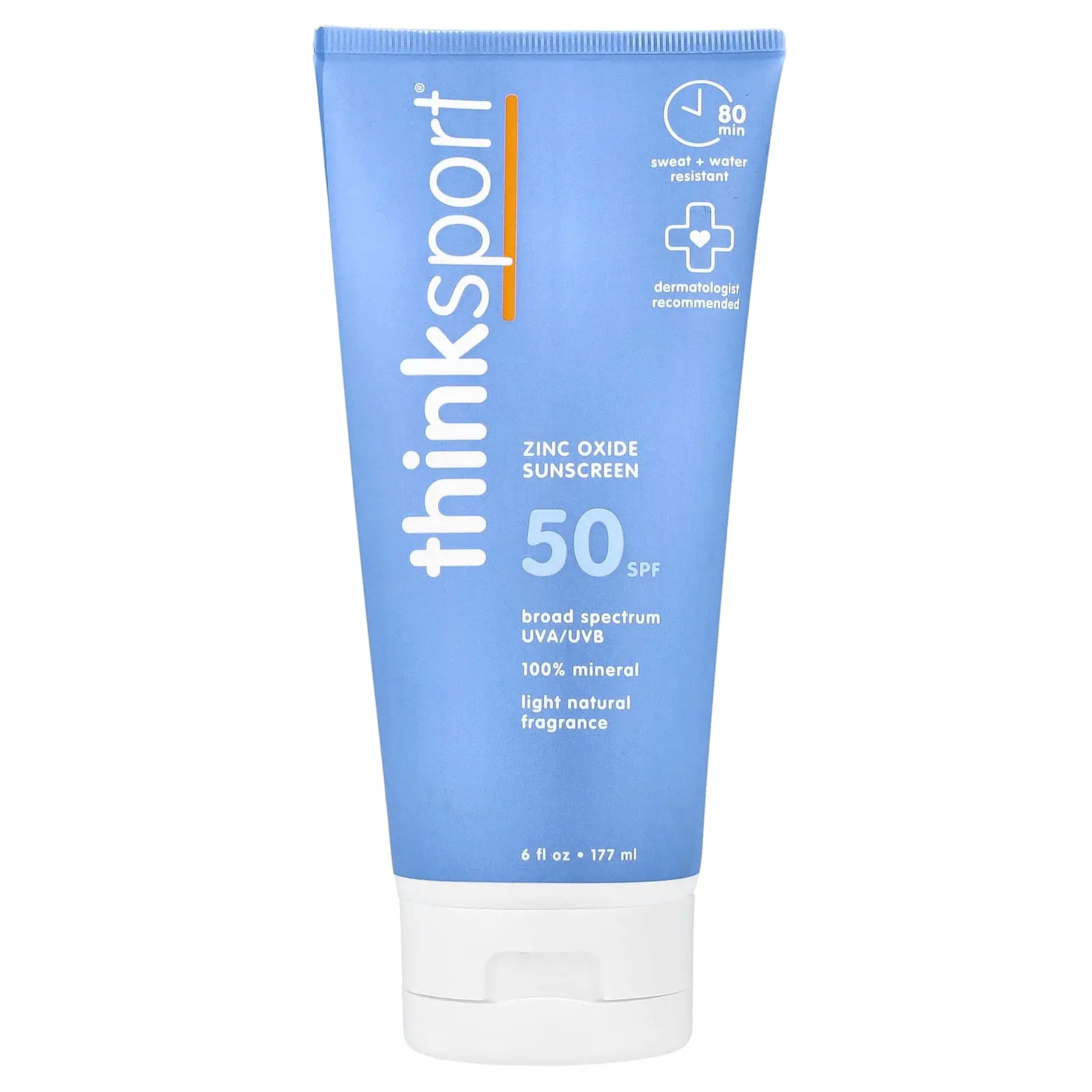 think Thinksport, Sunscreen, SPF 50, 6 fl oz (177 ml) | HSA/FSA Eligible