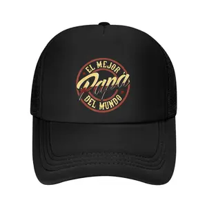 Fathers Day Baseball Caps in Spanish El Mejor Papa del Mundo Baseball Cap