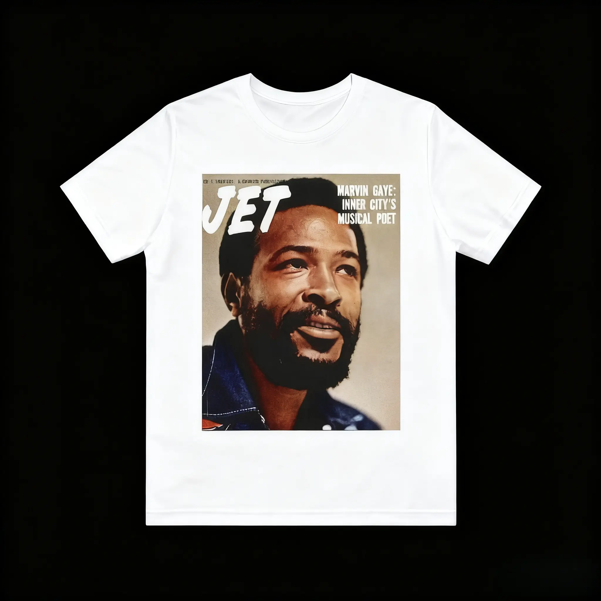 [100%25 Cotton]  Marvin Gaye Abstract Paintings T-Shirt,  Cotton, Kenny Pickett Designs, Gift For Boyfriend. Casual Fabric Golf Gift T-Shirt For Men And Women