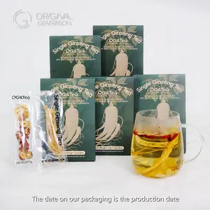Live Special Energy Boost Tea 5 Cartons Ginseng Tea 11g-Carton With Ginseng, Red Dates, Bamboo, Longan