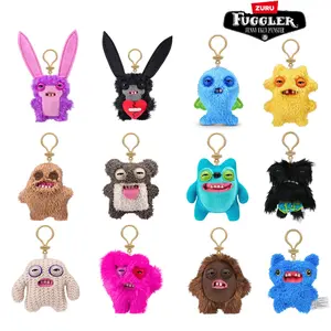 Fuggler Keychain Series 5 Funny Fugg Ugly Monster Plush Toys Cartoon Backpack Pendant Dolls Stuffed Peluche Gifts 10-11CM