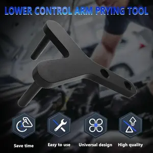 New Lower Control Arm Prying Tool, Suspension Specialty Bushing Tool, Lower Ball Joint Pry, Control Arm Tool Bushing Removal Tool Designed to Work with a 1/2" Drive Extension Breaker Bar spanner kit