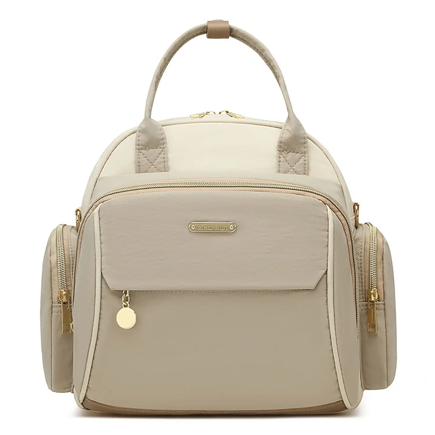Fashionable Mommy Bag, Convertible Shoulder & Crossbody Multi Function Backpack, Waterproof & Easy Clean, Insulated Pocket, Ideal for Office & Travel, Mummy Bag, Diaper Bags