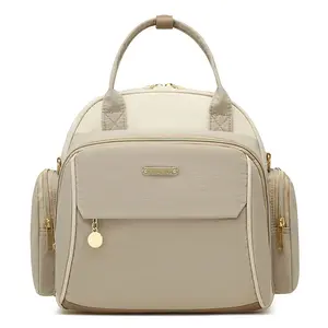 Fashionable Mommy Bag, Convertible Shoulder & Crossbody Backpack, Waterproof & Easy Clean, Insulated Pocket, Ideal for Office & Travel