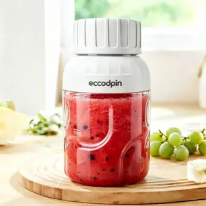 Portable Household Appliances Juicer 40.5oz,USB Rechargeable Juice Blender Cup,Multifunctional juicermachine machines with 38 Blades for Smoothies Liquid Diet,Summer Essentials Smoothieblender