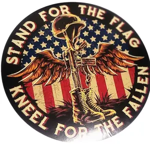 Stand for the flag. Kneel for the fallen Sticker Stand for the flag. Kneel for the fallen Sticker
