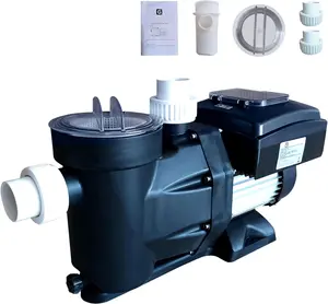 1.5HP Above/In Ground Pool Pump, 3000-9000 GPH Variable Speed, 110V Self Priming Swimming Pool Pump, 1100W Powerful Copper Motor Self Priming Silent Operation, with Control Screen
