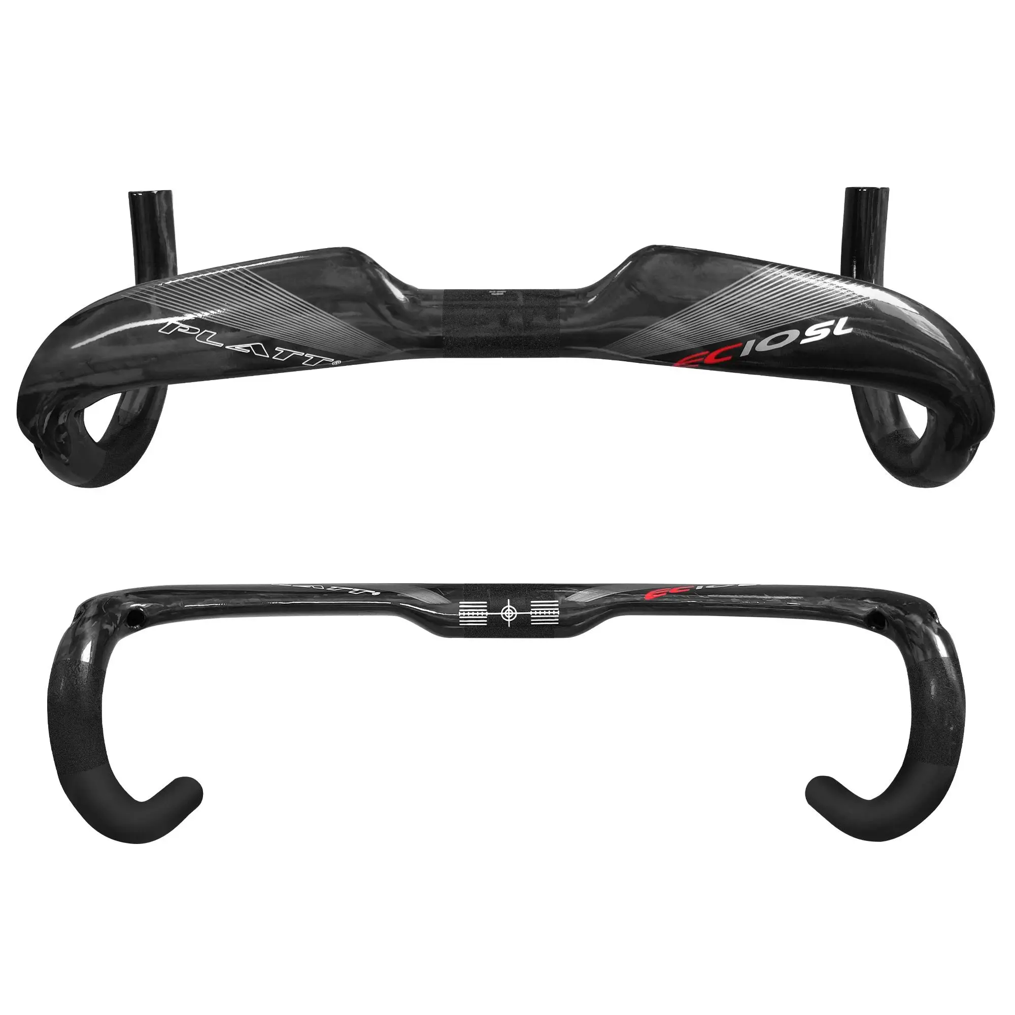 Ultra Light Carbon Fiber Bicycle Handlebar Durable Replacement Handlebar for Mountain Bikes and Road Bikes Cycling Upgrade Accessory Bicycle Part Bike Handlebars