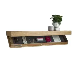 Secret Storage Wall Shelf Modern Designer with Hidden Compartment for Security & Style Ideal for Living Rooms Offices or Bedrooms Decor