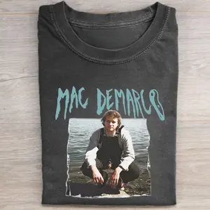 Vintage Mac Demarco Graphic Tee - Music Shirt - 90s Aesthetic Indie Tee – Mac DeMarco Fans - Mac DeMarco Merch - Fashion T-shirt - Unisex Cotton Streetwear Menswear Womenwear