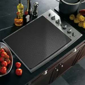 Electric Stove Top Cover, 28'' X 20'' Glass Silicone Mat, Foldable Ceramic Glass Electric Stove Top Cover, Anti-Scratch Dish Drying Pad, Home