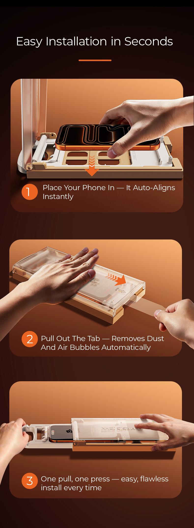 MAGIC JOHN AR Anti-Glare HD Screen Protector for Phone, Outdoor Sunlight Clear Viewing | Ultra-Thin Black Border Full Coverage | 3D Curved Edge Smooth Touch | Earpiece Dust Protection | Scratch & Impact Resistant | AR Clarity / 28° Privacy Options