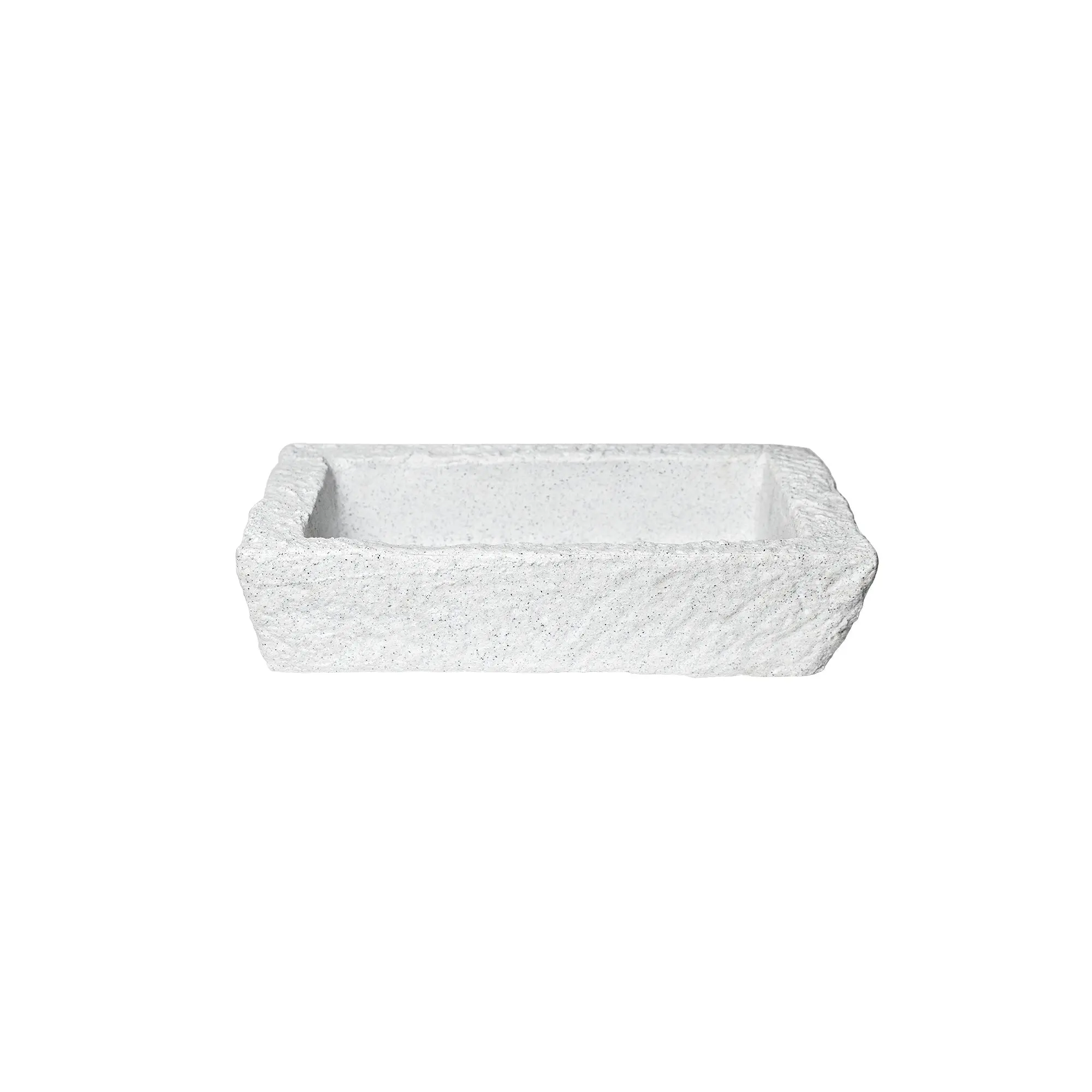 Medium Limewash Trough Planter