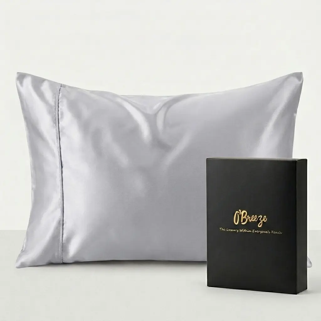 Clearance Cooling Satin Pillowcase Set of 2 King Size (20×36") – Ultra Soft Silky Pillow Covers for Hair & Skin, Frizz-Free Beauty Sleep, Smooth Luxury Bedding, Machine Washable, Bedroom Self-Care Essentials，Father's Day Gift