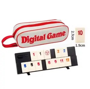Mini Portable Digital Rummy Tile Game Set