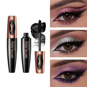 Shedoes Waterproof Sweatproof Easy-To-Apply Voluminous Curl Long-Lasting Mascara 10ML, Voluminous Lengthening Mascara, Smudge-Proof Eyelash Makeup, Single Item
