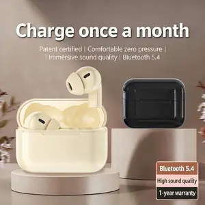 MOKATA wireless earphones with a high level of design and performance, Bluetooth 5.4, instant connection, no interruptions, low latency for gaming, 200 hours standby, essential for everyday outings, sports accessory, AirPods 4 stereo