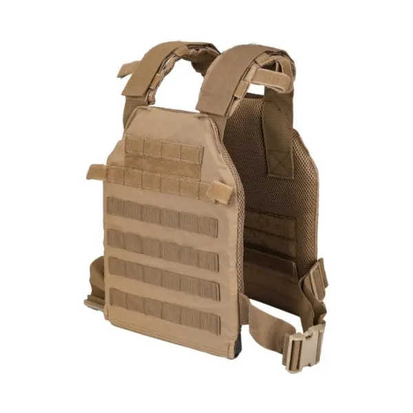 Adjustable Weighted Vest for Men & Women, Weight Vest with Quick Release Buckles and Molle, Breathable Mesh Training Vest Holds up to 50 lbs Weight Plates, Strength, Running, Fitness & Endurance Workouts
