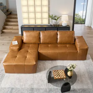 ALTRIGUS Boneless Cloud Sectional Couch with L/U-Shape Chaise With Removable Ottomans,Modern Modular Sofa with Deep Seat, Upholstered Couches for Living Room Bedroom,No Assembly Required