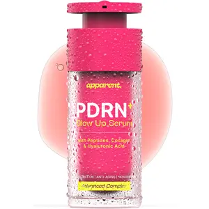 10-pack of Apparent. PDRN Salmon DNA Serum | Korean PDRN Serum 1% or 10,000 PPM | Pink Peptide Serum for Face with Collagen & Hyaluronic Acid | Hydrating, Anti-Aging & Plumping Skin Glow |