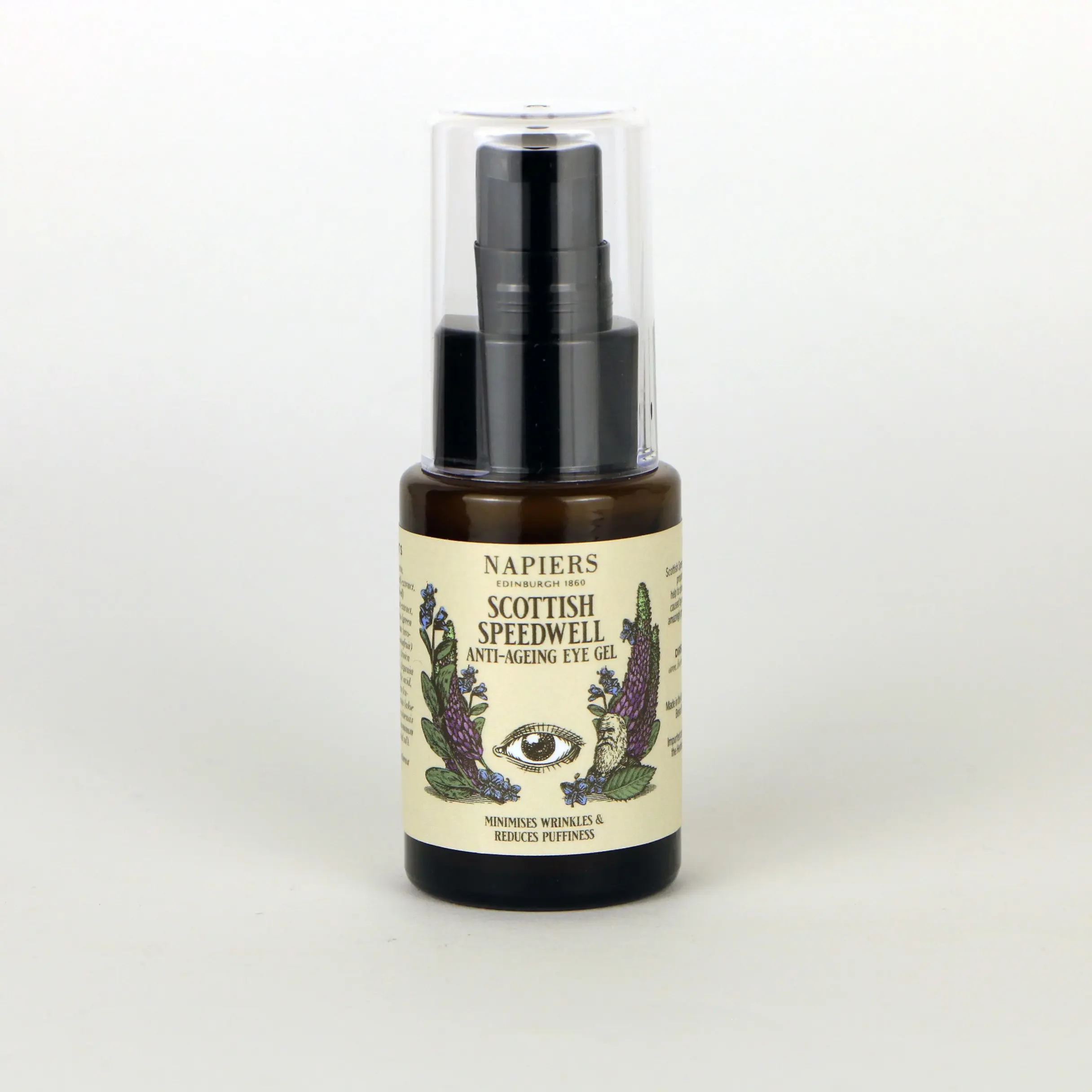 Napiers Scottish Speedwell Eye Gel - Hydrating & Brightening Formula with Scottish Speedwell, Aloe Vera, Green Tea, Marine Collagen & Cucumber for Gentle Daily Skincare Routine