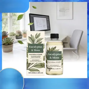 Eucalyptus & Moss Scented Essential Oil – A fresh, woody home fragrance for a subtle, airy ambiance.
