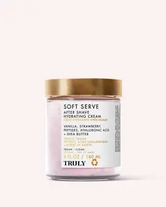Soft Serve After Shave Hydrating Cream  - Bright Strawberry & Warm Vanilla Scent