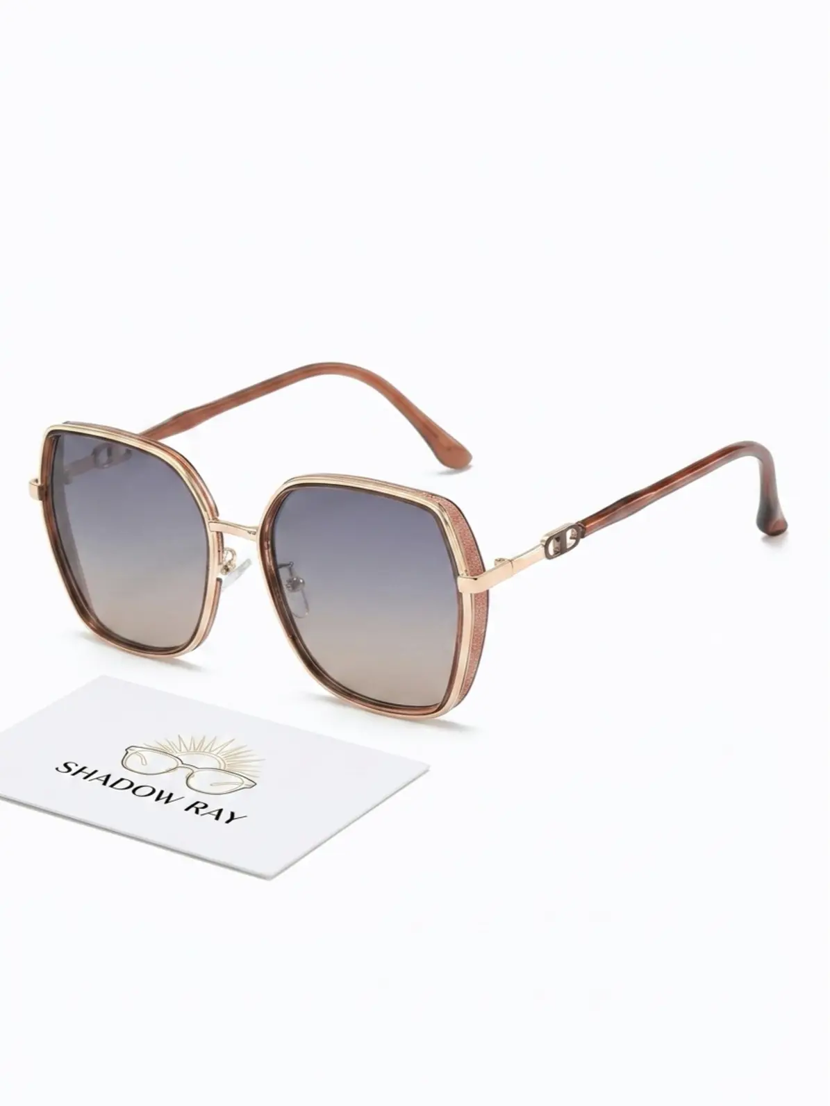 Luxury Vintage Sunglasses for Women | Elegant Brown Gradient Square Frame Eyewear over  es so jose yewear sung less uv 400 inteligente cheap cool men women- classic sun  yellow tint double driving wind proof eclipse glasses kim or rave pack of premium