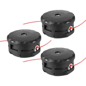 3 Pack Bump Feed String Trimmer Head Compatible with Echo Speed Feed 400, SRM Series, PAS Series & Straight Shaft Trimmers