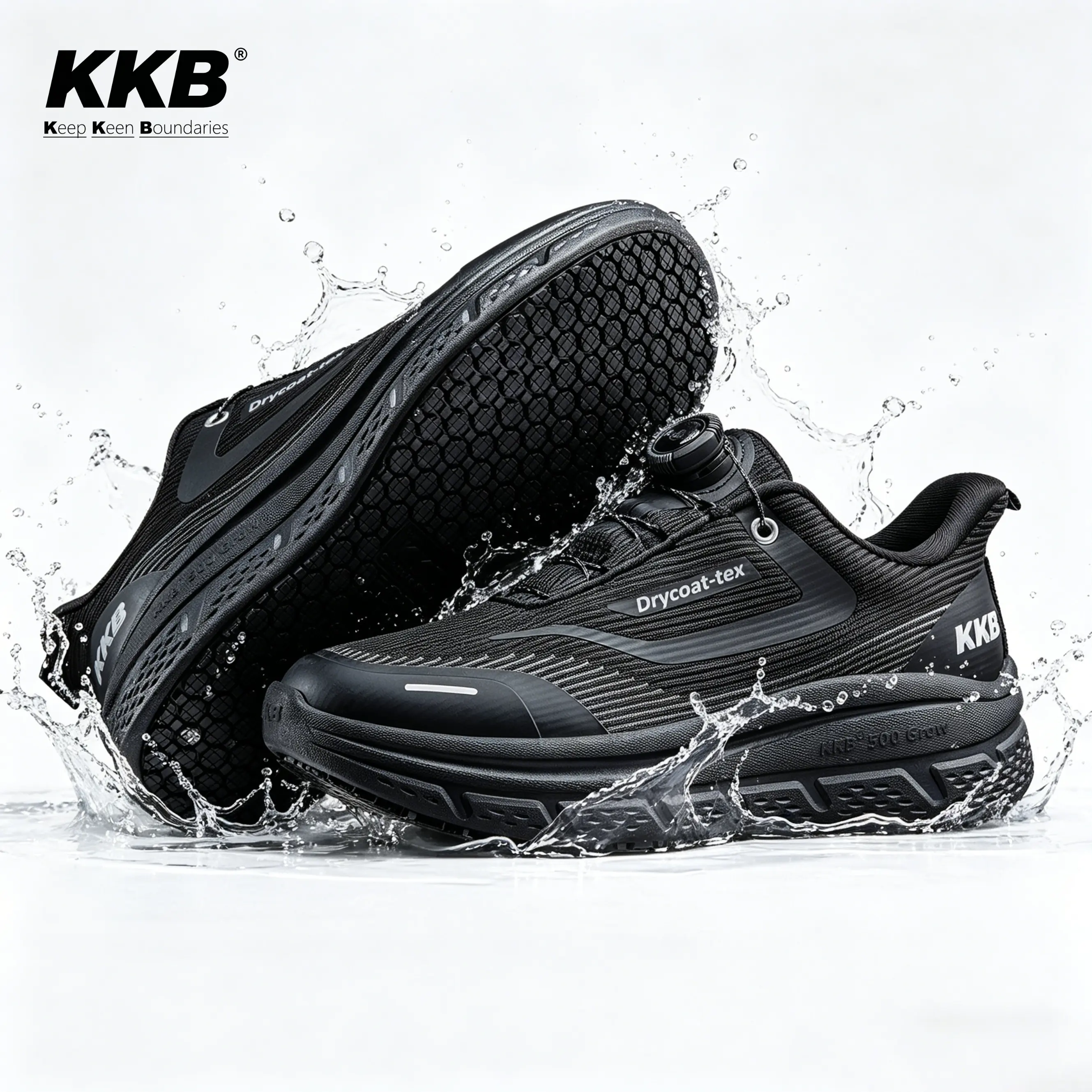 Men's Work Safety Footwear - Non-Slip, Oil-Resistant Grip, Water Resistant Slip-On, Arch Support, Lightweight Round Toe Rubber Sole, All-Season Dry Casual Kitchen Chef Shoes