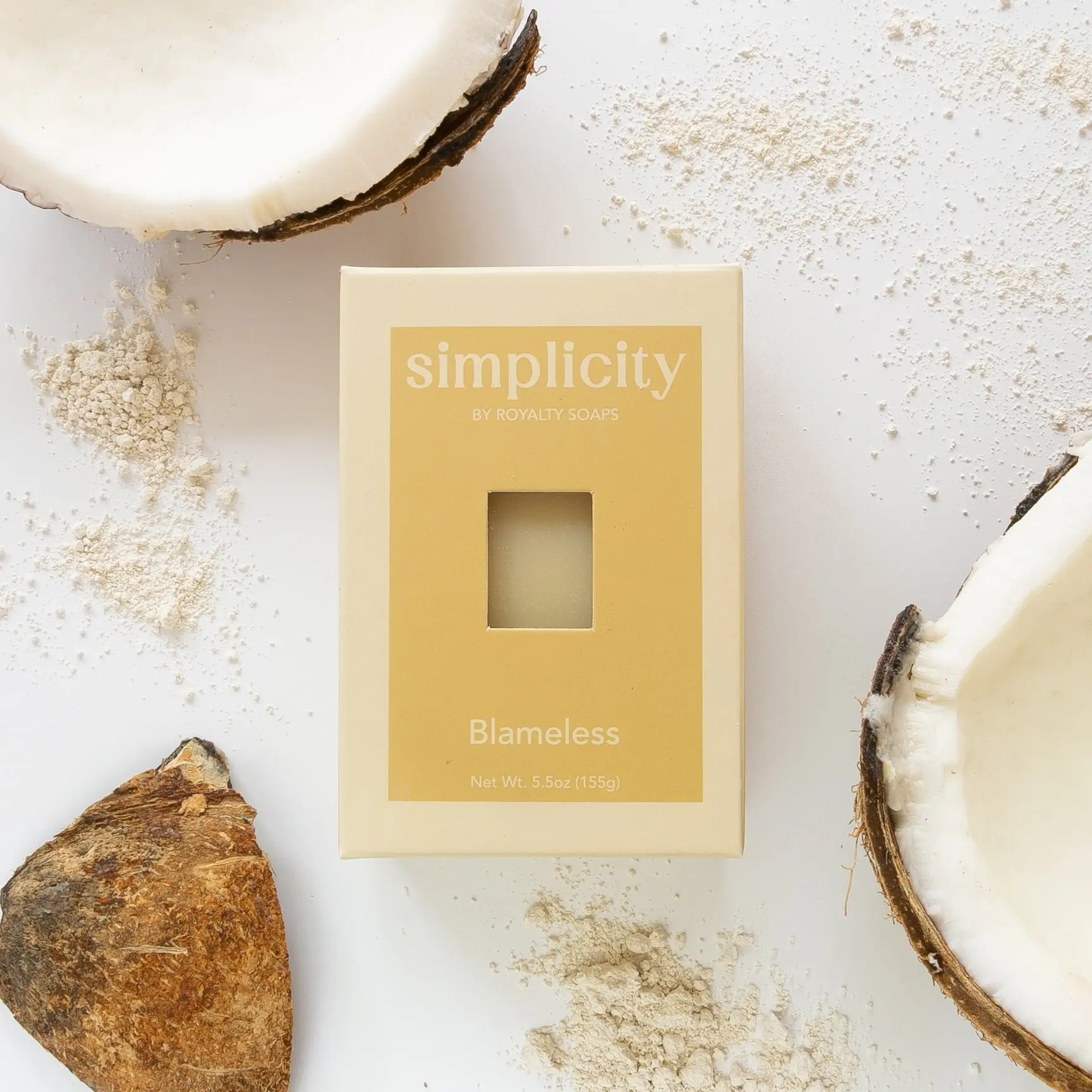 Unscented Simplicity Soap Bar with Coconut Milk by Royalty Soaps ( Body Care Body Wash) body soap