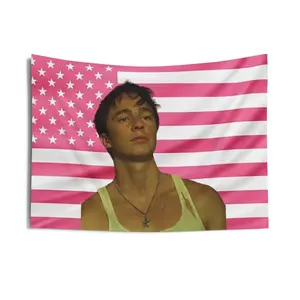 Rafe Cameron, Drew Starkey, Outer Banks Flag, JJ Outer Banks Tapestry Wall Hanging Banner American Flag