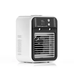 Portable Air Conditioners for Personal Use, Rechargeable Ac with 3000mah Battery, 2 Speeds & 2 Mist Modes, Quiet Cooling for Room Car Office Outdoor, Mini Air Cooler Fan