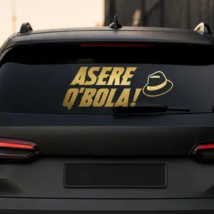 Asere Q'Bolá Vinyl Sticker for Automotive & Motorcycle Enthusiasts