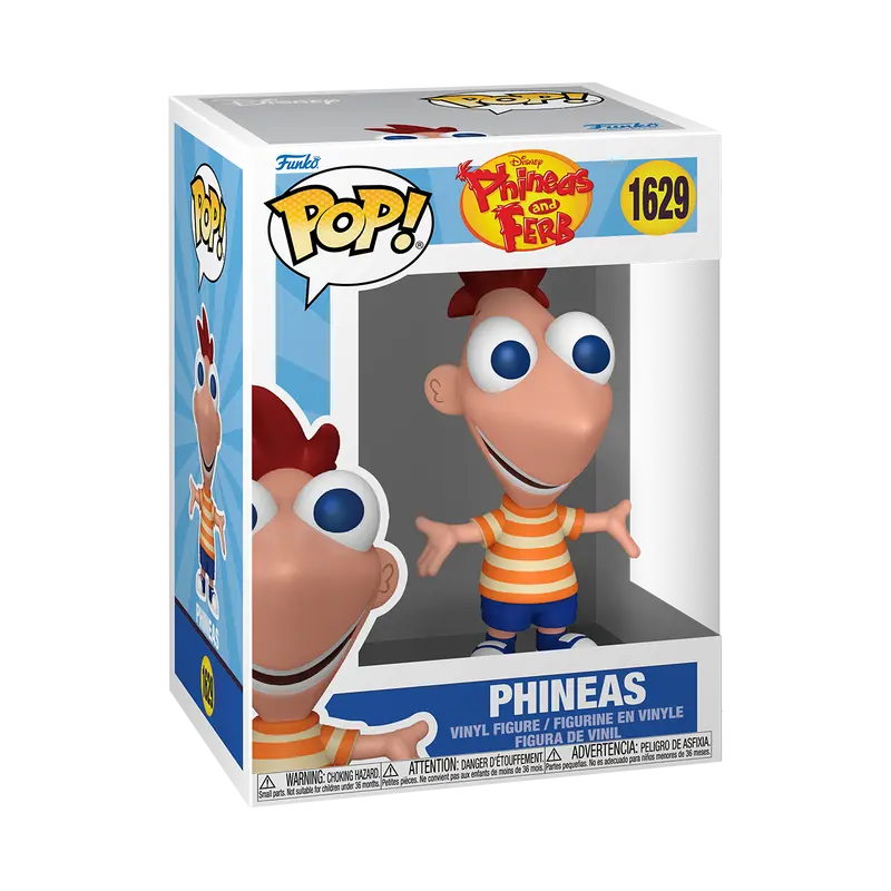 Funko Pop! Phineas and Ferb - Phineas #1629  Collectible Pop Vinyl Figure