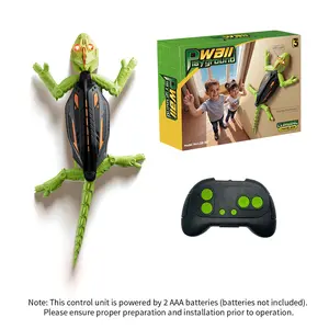 Gecko Wall-Climbing Robot, featuring climbing technology, rechargeable remote-controlled toy, a prank toy suitable for boys and girls aged 4 and up.