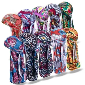 AfroPrint Essentials Durag & Bonnet Set for Men - African Style Headwear