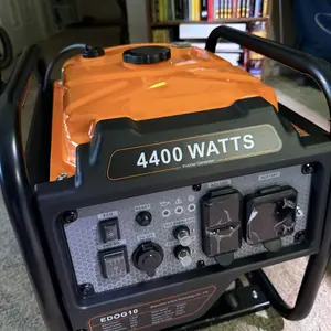 Efurden Power Equipment generadores de gasolina 4400 Watts Inverter Generator Gas Powered, Portable Open Frame Generator, Low Noise with ECO Mode and Inverter Technology, RV Ready, Emergency Home Backup