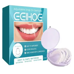 Adjustable Dentures Teeth Veneers Restoration Dentures Decorate  Clip in Veneers Teeth Portable Fake Teeth for Teeth Beauty