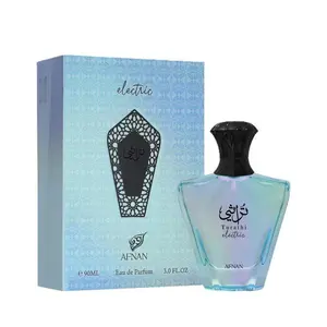 Afnan Turathi Electric Unisex EDP Spray - 3.06oz (90ml), Long Lasting Fragrance, Elegant Scent, Citrus Refreshing Zesty Orange-Scented Unisex Fragrance for Beauty & Personal Care