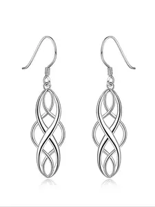 Women's Elegant Hollow out Design Dangle Earrings, 1 Pair Vintage Trendy Dangle Earrings, Chic Gorgeous Jewelry As Gift for Girlfriend for Party Decor, Fashion Jewelry