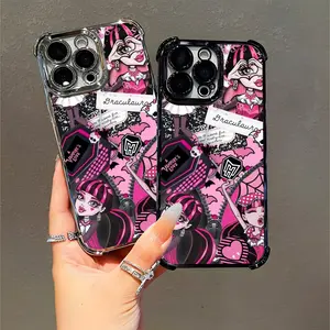 Monster High Draculaura Anime Cartoon Phone Case Compatible with iPhone 11/12/13/14/15/16 (Pro Max/Plus)