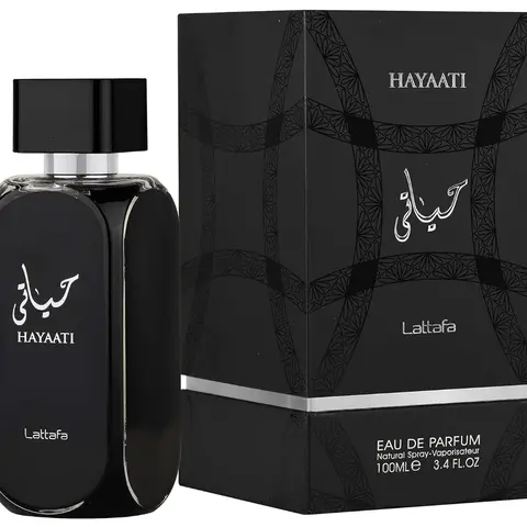 Lattafa Perfumes Hayaati Eau de Parfum Spray for Men, 3.4 Ounce Apple Fragrance