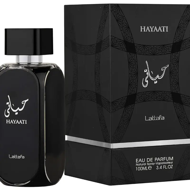 Lattafa Perfumes Hayaati Eau de Parfum Spray for Men, 3.4 Ounce Apple Fragrance