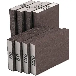 8 Pack Sanding Sponge, Sanding Blocks 60/80/120/220 Grit Assortment, Sand Paper for  Furniture, Sander Pads, Washable and  Sandpaper for Drywall Metal Glasses Repair
