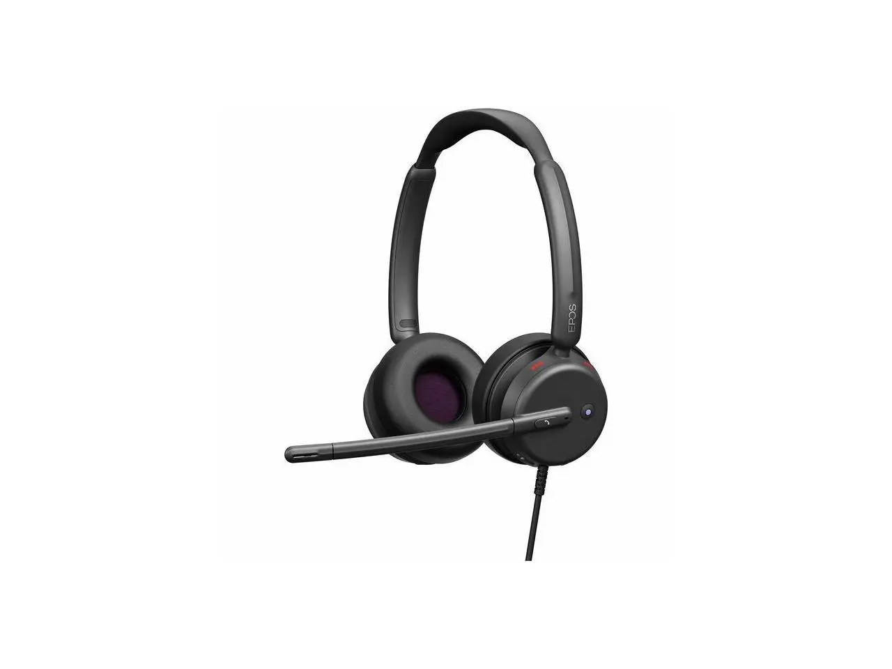 Epos Impact 400 Headset - Microsoft Teams Certification - Stereo - USB Type A, USB Type C - Wired - 20 Hz to 20 kHz - Over-the-head, On-ear - Binaural - Supra-aural - Noise Cancelling  1001494